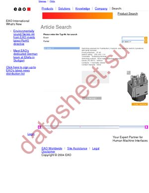 E30KK62 datasheet  